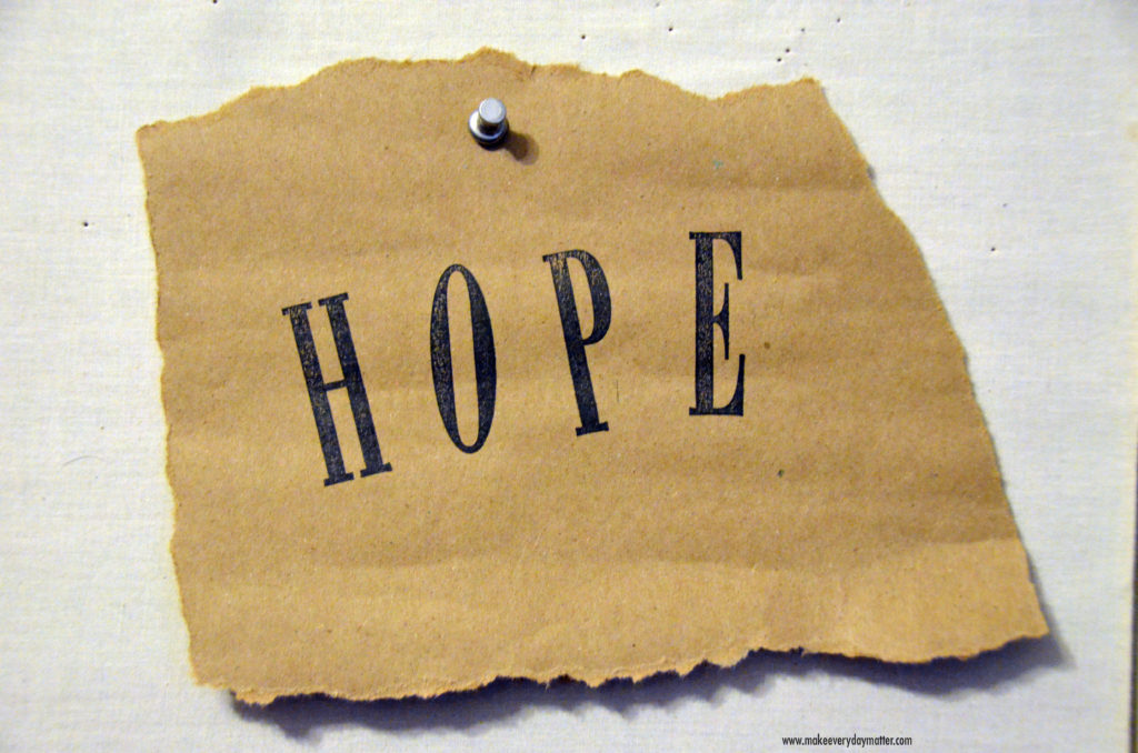 Hope torn paper watermark