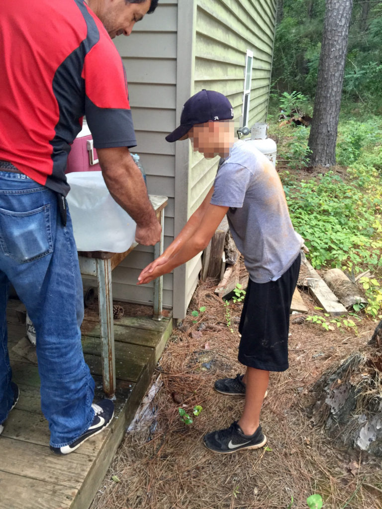 hand washing guys weekend
