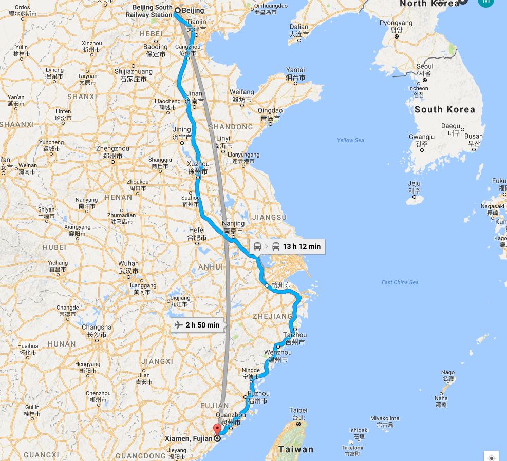 beijing-to-xiamen